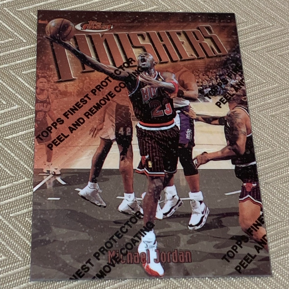 Michael Jordan Topps Finest Refractors -Finishers - Picture 3 of 4